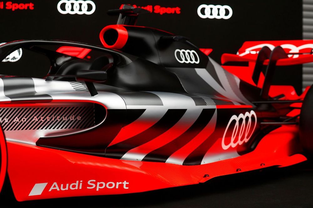The Audi Sport F1 concept car