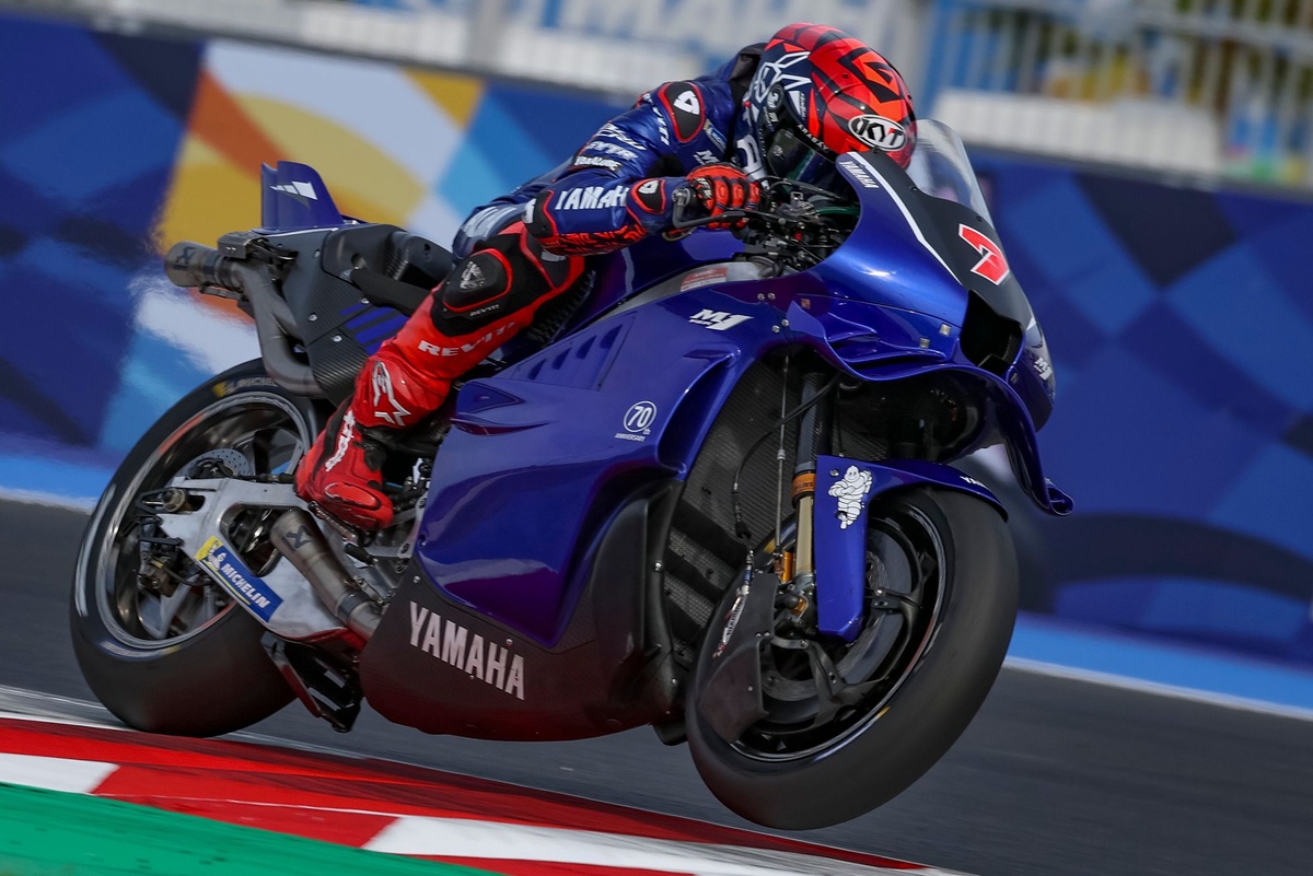 Le V4 Yamaha évolue mais n'est pas "pas prêt" pour les attentes de Quartararo