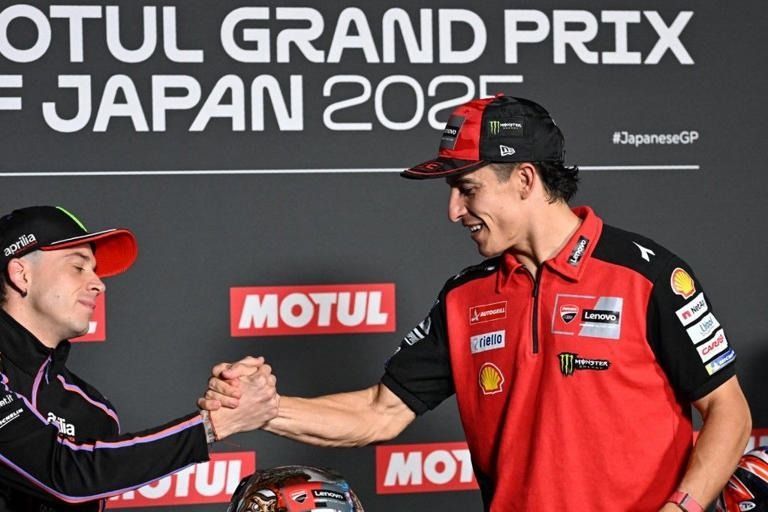 Marc Márquez y Marco Bezzecchi, Japon 2025