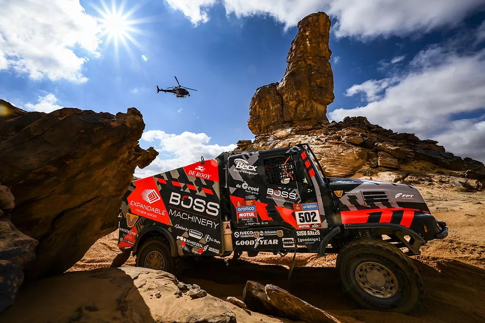 #502 Boss Machinery Team De Rooy Iveco: Janus van Kasteren, Darek Rodewald, Marcel Snijders