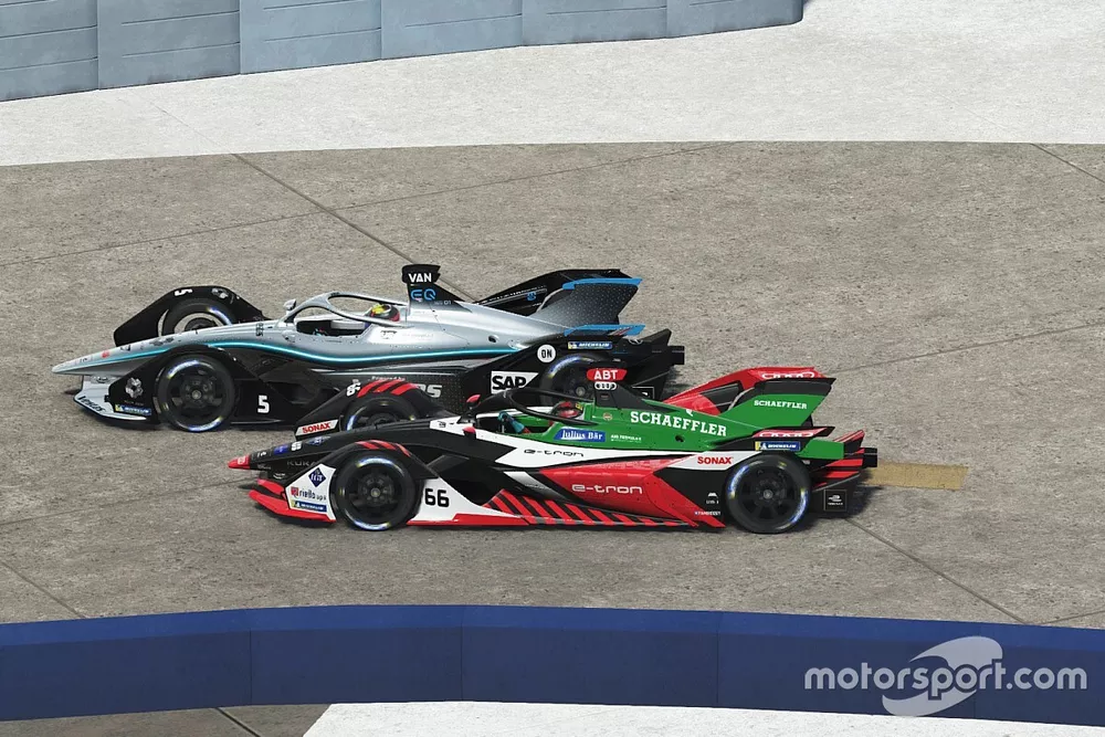 Daniel Abt, Team Abt en Stoffel Vandoorne, Mercedes Benz EQ 