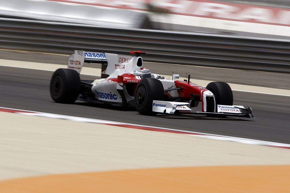 【特注】TOYOTA TF109 J.Trulli Minichamps 1:43 J. Trulli Panasonic Toyota TF109 Showcar