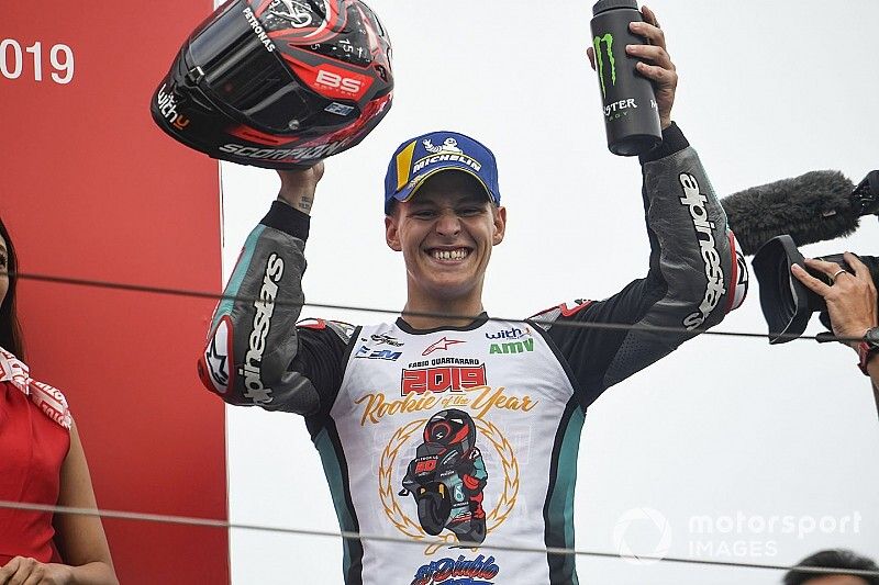 Segundo clasificado Fabio Quartararo, Petronas Yamaha SRT