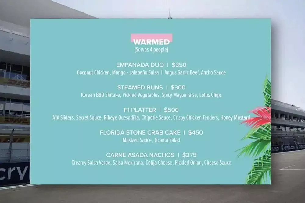 Precios del GP de Miami 2023 de F1