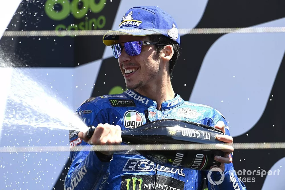 Podio: tercer lugar Joan Mir, Team Suzuki MotoGP