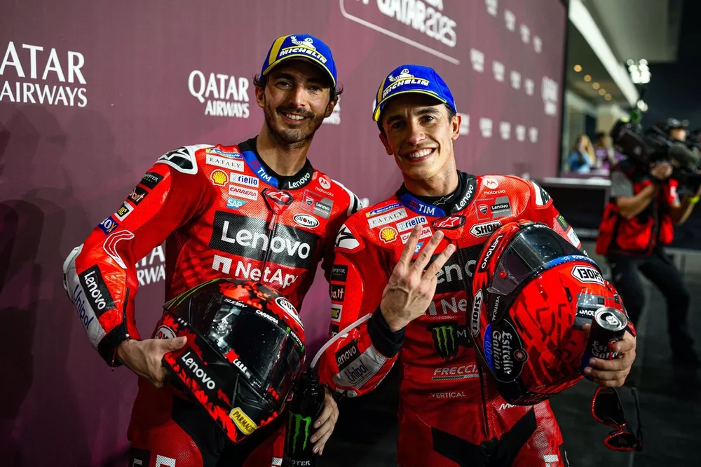Francesco Bagnaia, Ducati Team, Marc M&aacute;rquez, Ducati Team