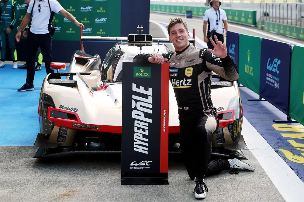 Pole sitter #12 Cadillac Hertz Team Jota Cadillac V-Series.R: Alex Lynn