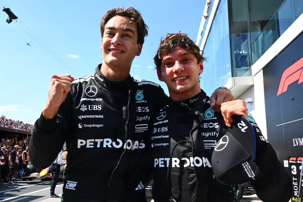 George Russell, Mercedes, Andrea Kimi Antonelli, Mercedes