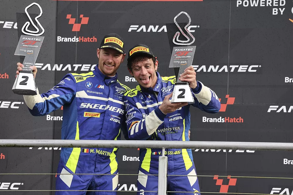 #46 Team WRT, BMW M4 GT3: Valentino Rossi, Maxime Martin 