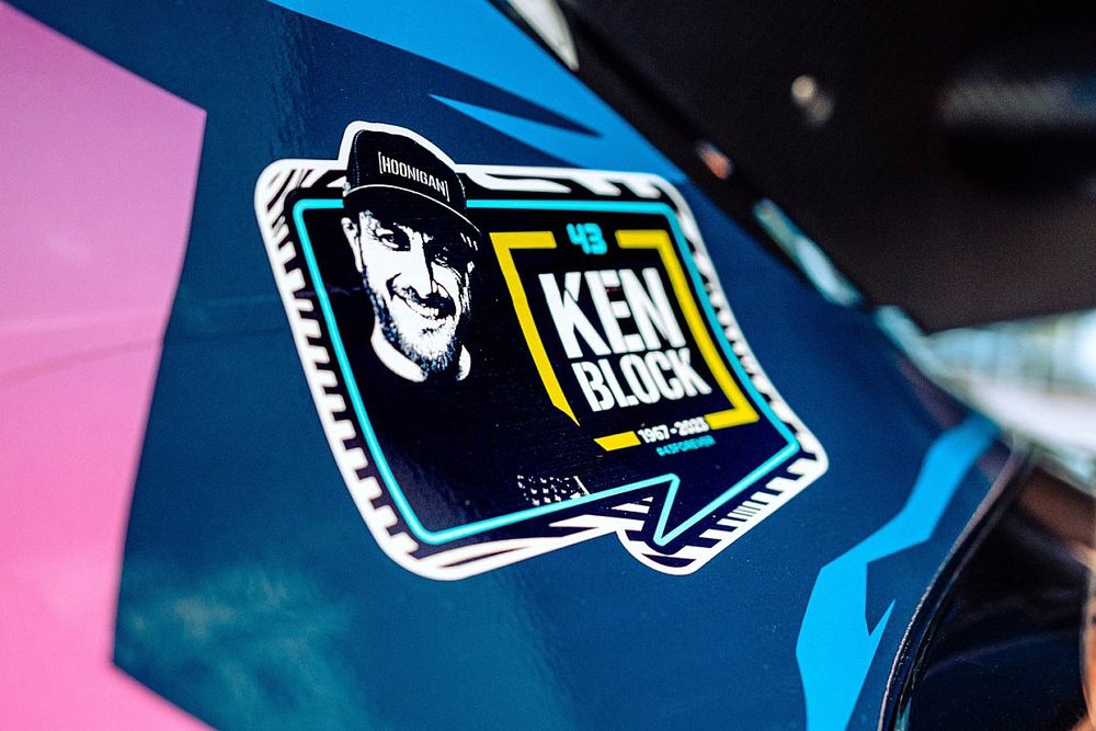 M-Sport Ford World Rally Team Ford Puma Rally1, logo in tribute to the late Ken Block