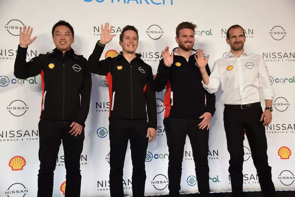 Press conference, Nissan Formula E Team