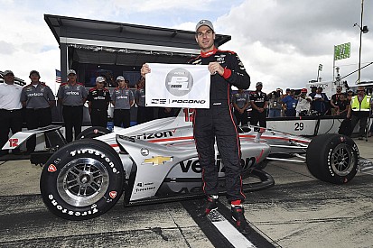 Pocono IndyCar: Power grabs 53rd pole position, matches Foyt