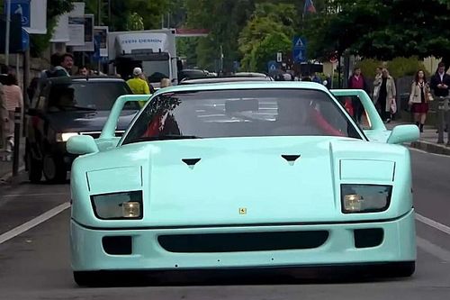 &iquest;Qu&eacute; te parece este Ferrari F40 verde menta de Villa d'Este?