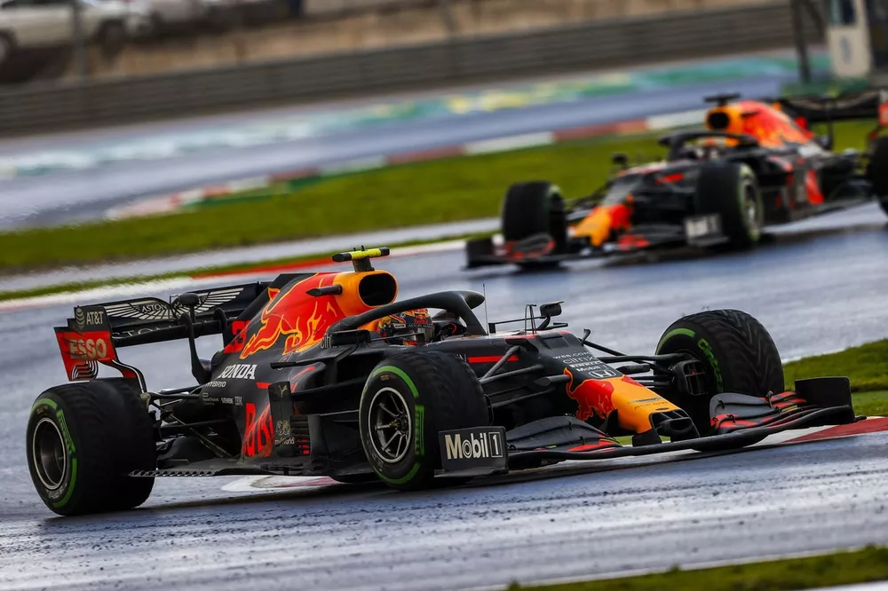 Alex Albon, Red Bull Racing RB16, Max Verstappen, Red Bull Racing RB16