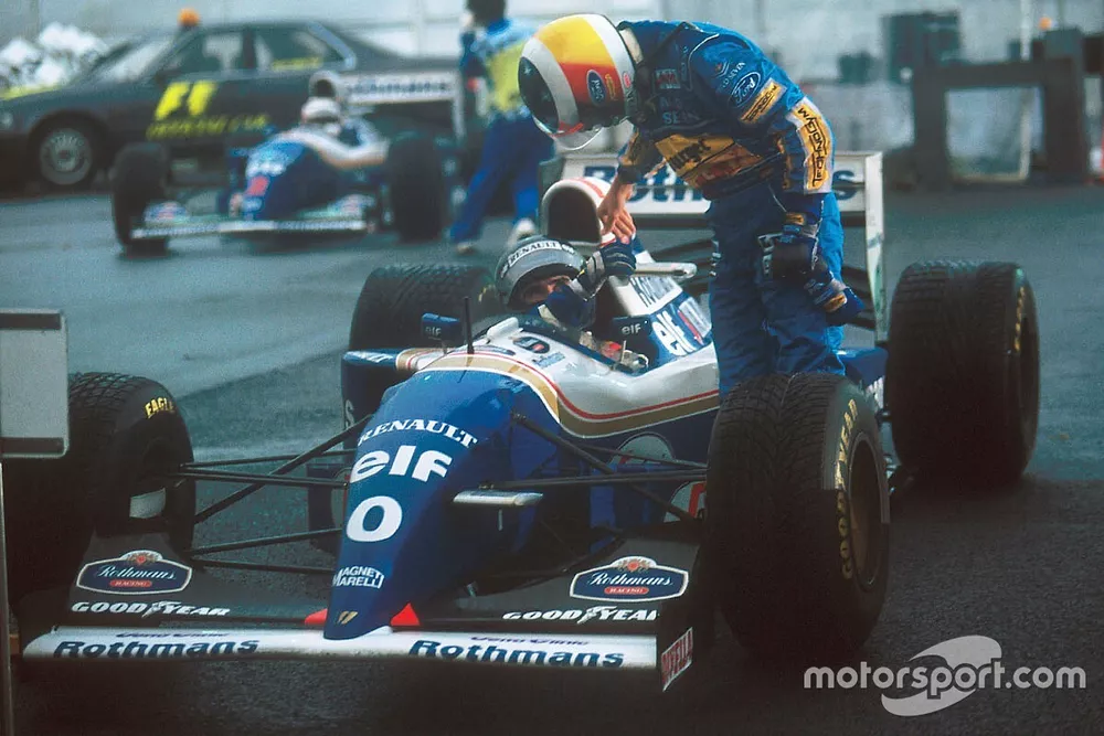 G0707-25★F1 LEGENDS F1 GRAND PRIX 1994 F1 legend: Damon Hill on the 1994 Japanese GP