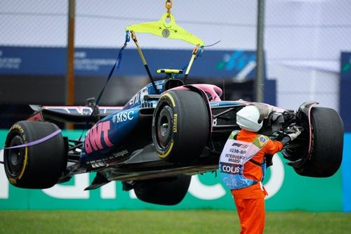 VIDEO: Choques de Piastri, Colapinto y Hulkenberg causan bandera roja en la sprint de Brasil