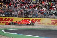 Así fue el accidente de Vettel cuando lideraba el GP Alemania 