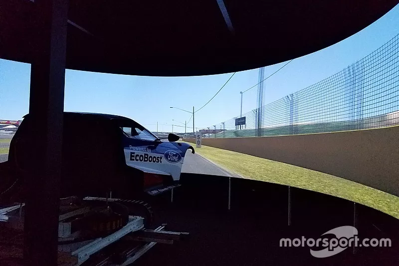 Chase Briscoe, Chip Ganassi Racing Ford GT simulator