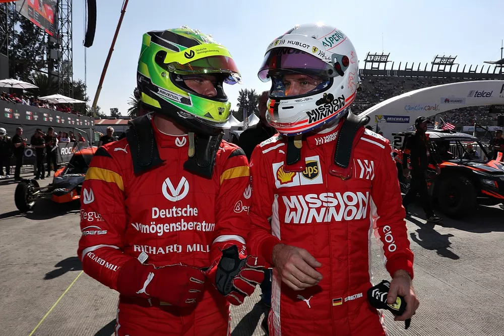Sebastian Vettel, Mick Schumacher