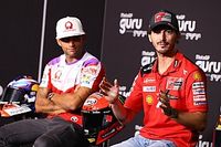 Bagnaia: "Martín está más tranquilo, gane o no gane es un héroe"