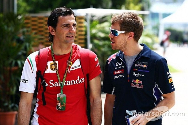 Pedro de la Rosa y Sebastian Vettel