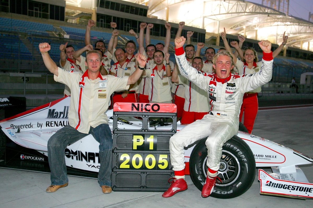 Cuando Nico Rosberg ganó el título inaugural de la GP2 Series en 2005 