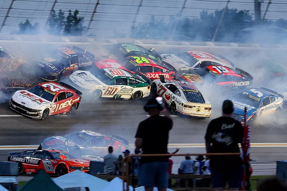 Huge crash