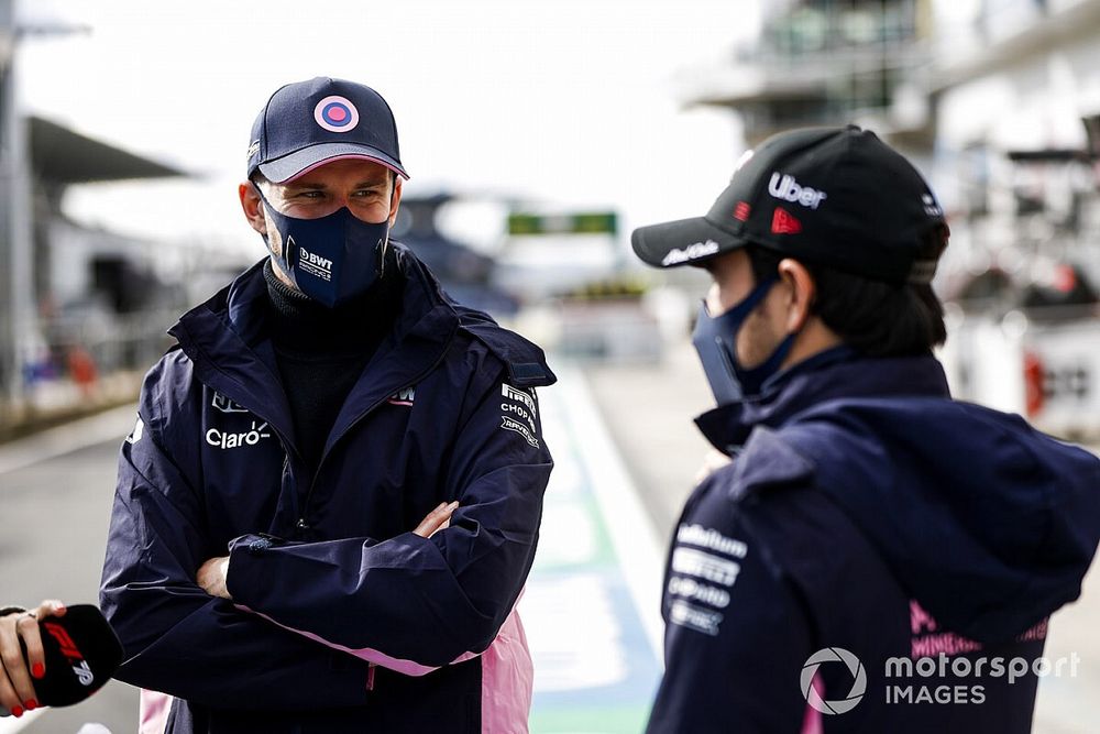 Nico Hulkenberg, Racing Point y Sergio Pérez, Racing Point