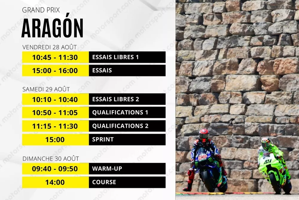 Programme MotoGP Aragon 2026 (4)