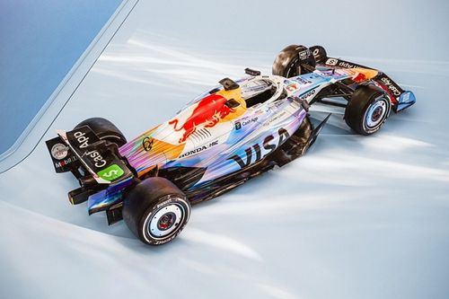 Fotos: Racing Bulls presenta una decoraci&oacute;n hologr&aacute;fica de F1 para Las Vegas