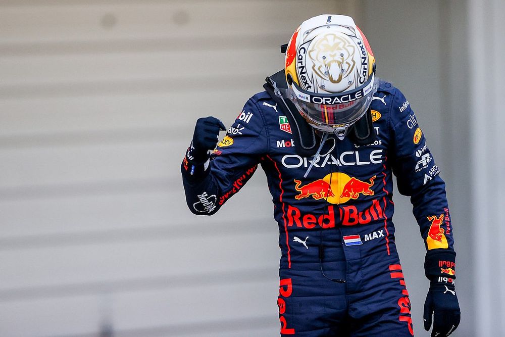 Ganador de la carrera y campeón del mundo de pilotos de F1 en 2022, Max Verstappen, Red Bull Racing