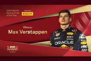 Verstappen retiene el premio de Piloto Internacional del Año de Autosport
