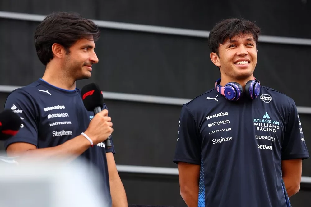 Carlos Sainz, Williams, Alexander Albon, Williams