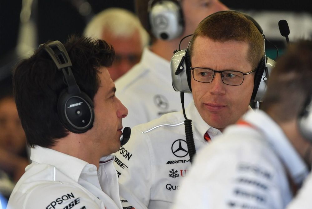 Toto Wolff y Andy Cowell