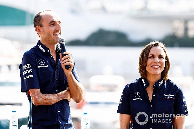 Claire Williams, subdirectora del equipo, Williams Racing, anuncia a Robert Kubica, Williams Racing, para 2019