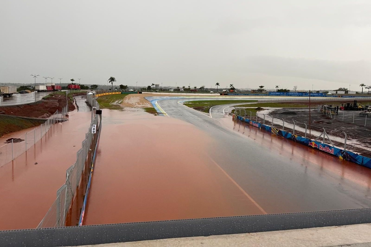 Le circuit de Goiânia en partie inondé après de fortes pluies
