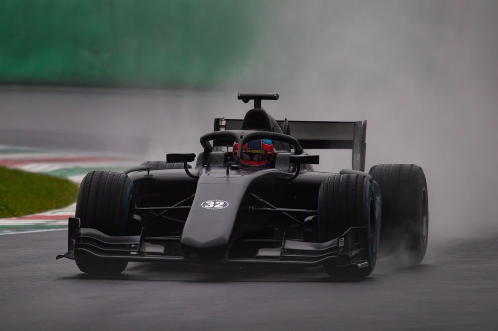 Colton Herta, en el test en Monza de F2