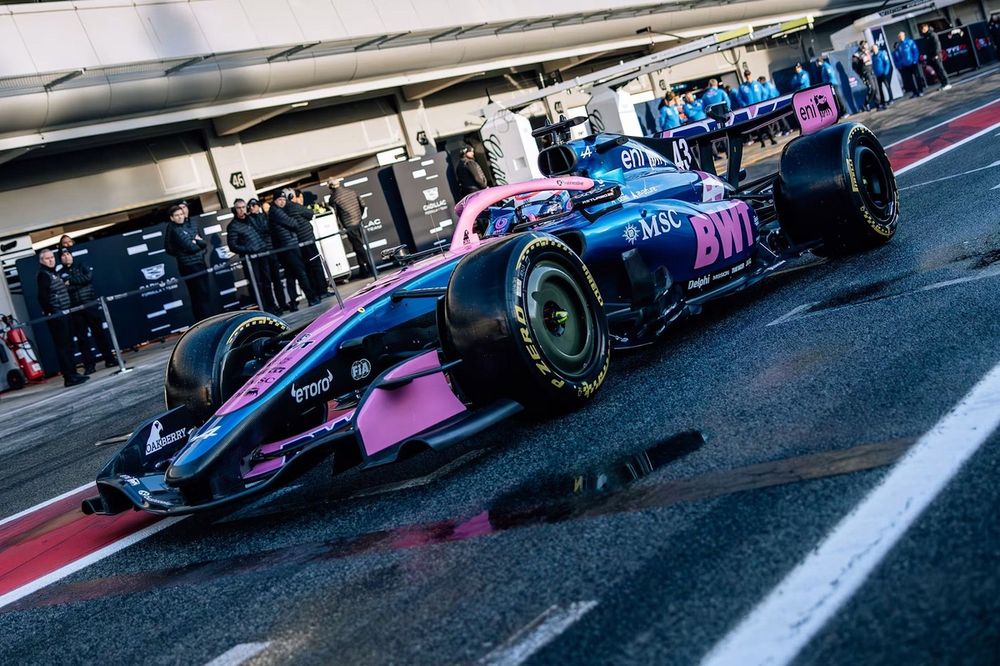 Alpine A526 Barcelona test