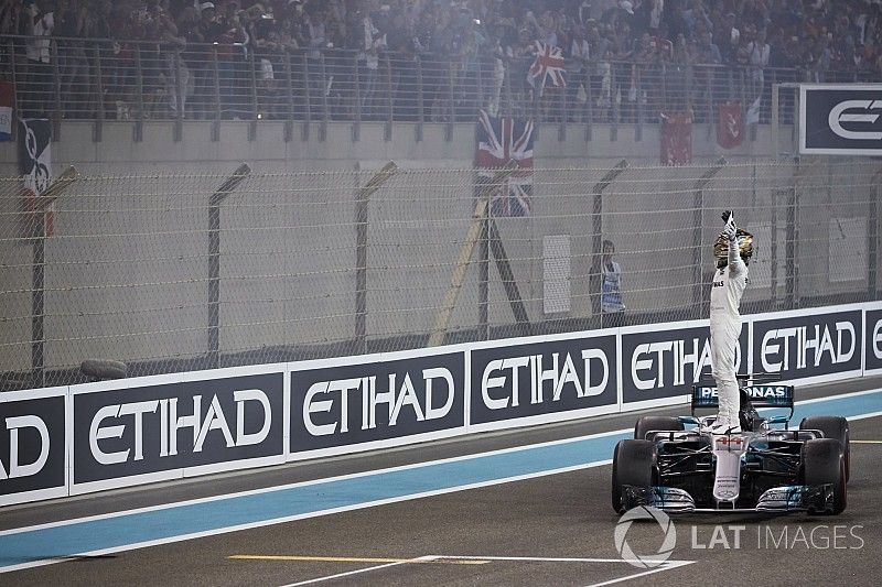 Lewis Hamilton, Mercedes AMG F1, celebra
