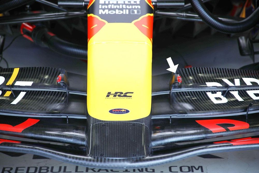 Detalle del Red Bull Racing RB20