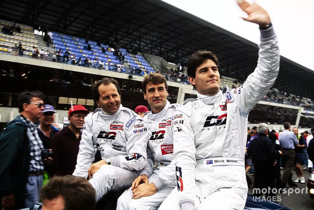 Bernd Schneider, Mark Webber and Klaus Ludwig.