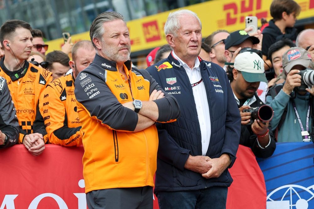 Helmut Marko, Red Bull Racing, Zak Brown, McLaren