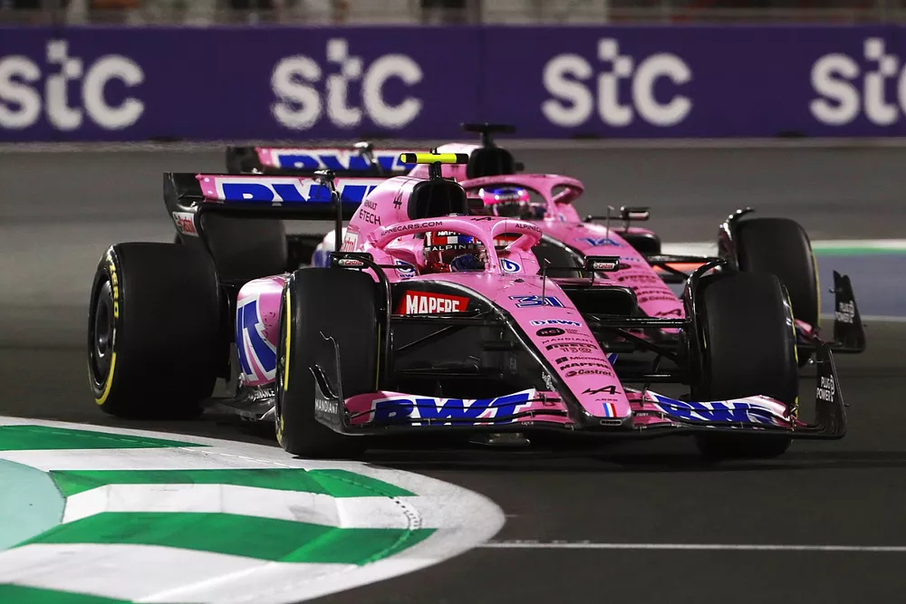 Esteban Ocon, Alpine A522, Fernando Alonso, Alpine A522