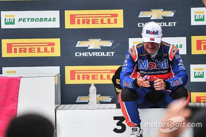 Rubens Barrichello o pódio em Cascavel