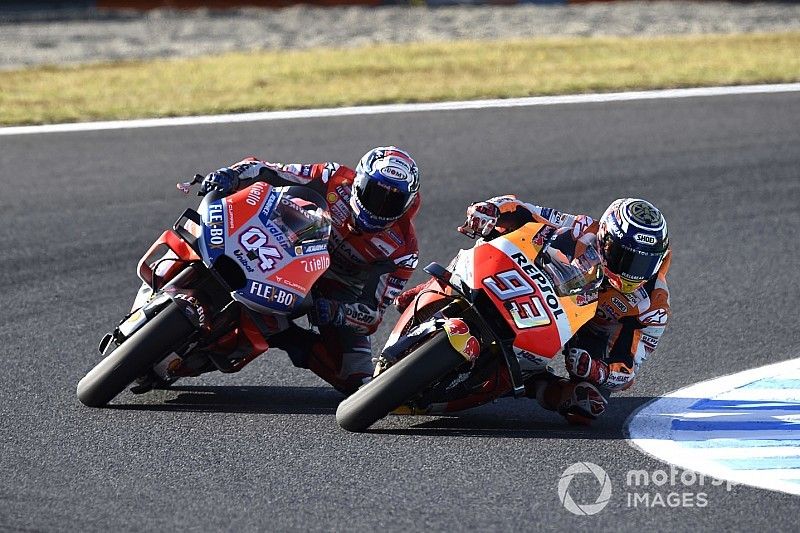 Marc Marquez, Repsol Honda Team, Andrea Dovizioso, Ducati Team