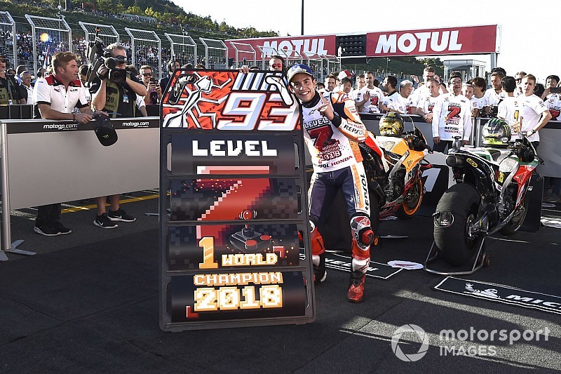Márquez gana en Japón y el título de MotoGP 2018
