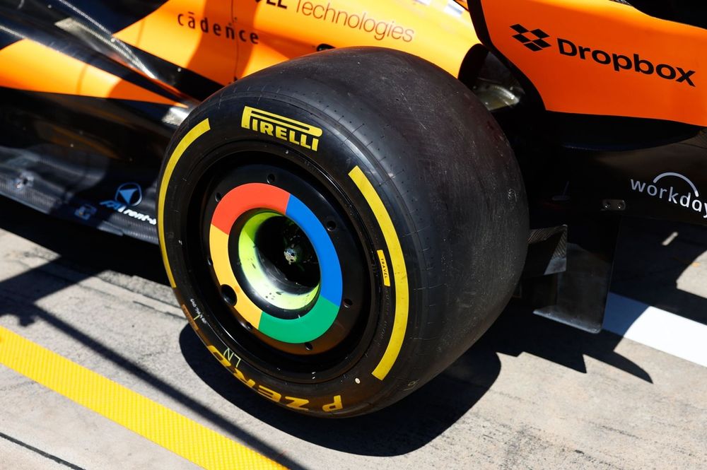 Neumáticos Pirelli P Zero Medium en el McLaren MCL38