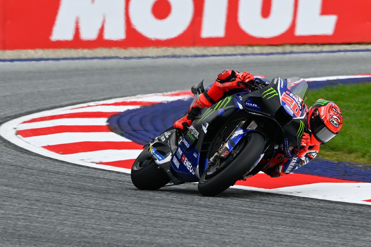 Quartararo sort le grand jeu pour retrouver la Q2 en Autriche