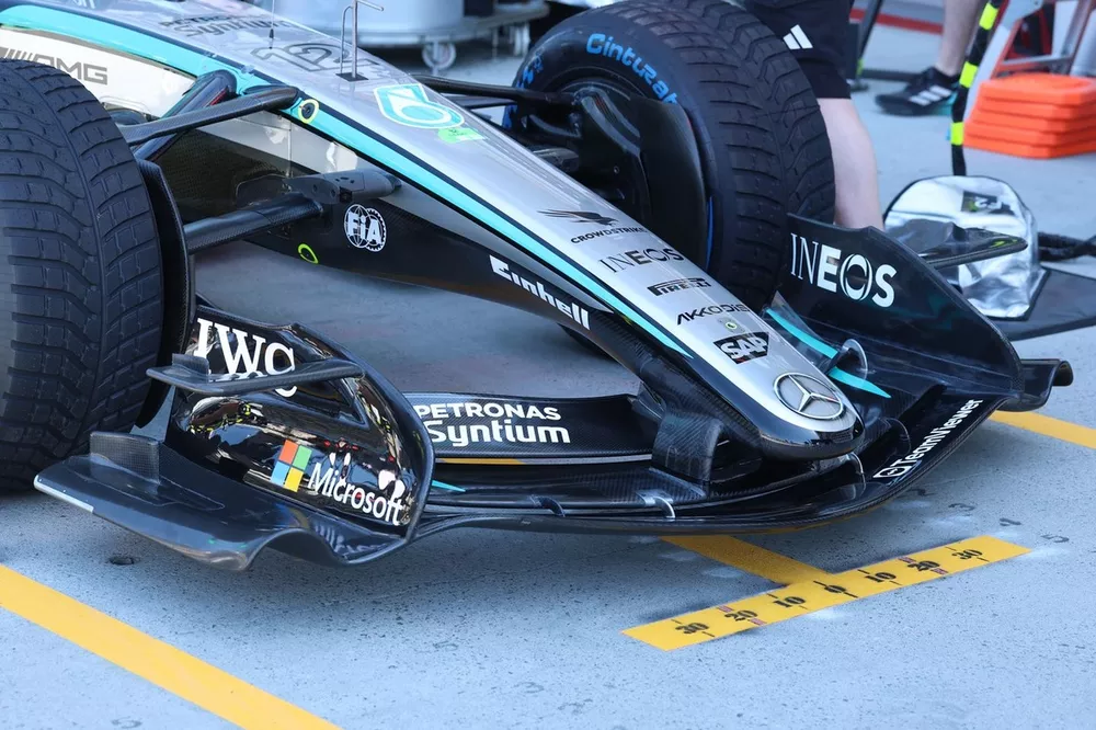 Mercedes technical detail