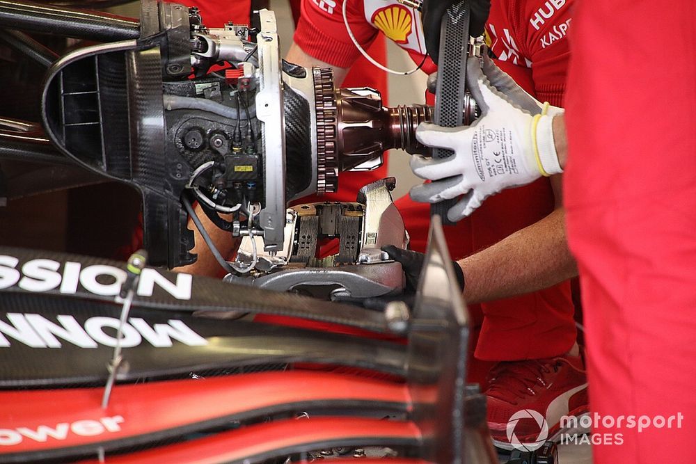 Ferrari SF90, detalle del freno